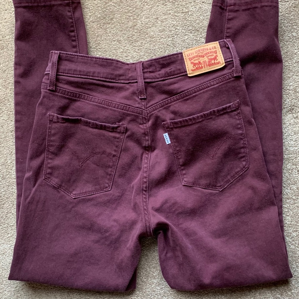 Levi’s 29 High Rise Skinny Jean, Purple